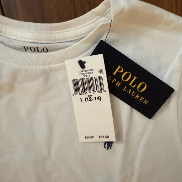 Polo Ralph Lauren Girls’ Crewneck T-Shirt - Picture 6 of 6